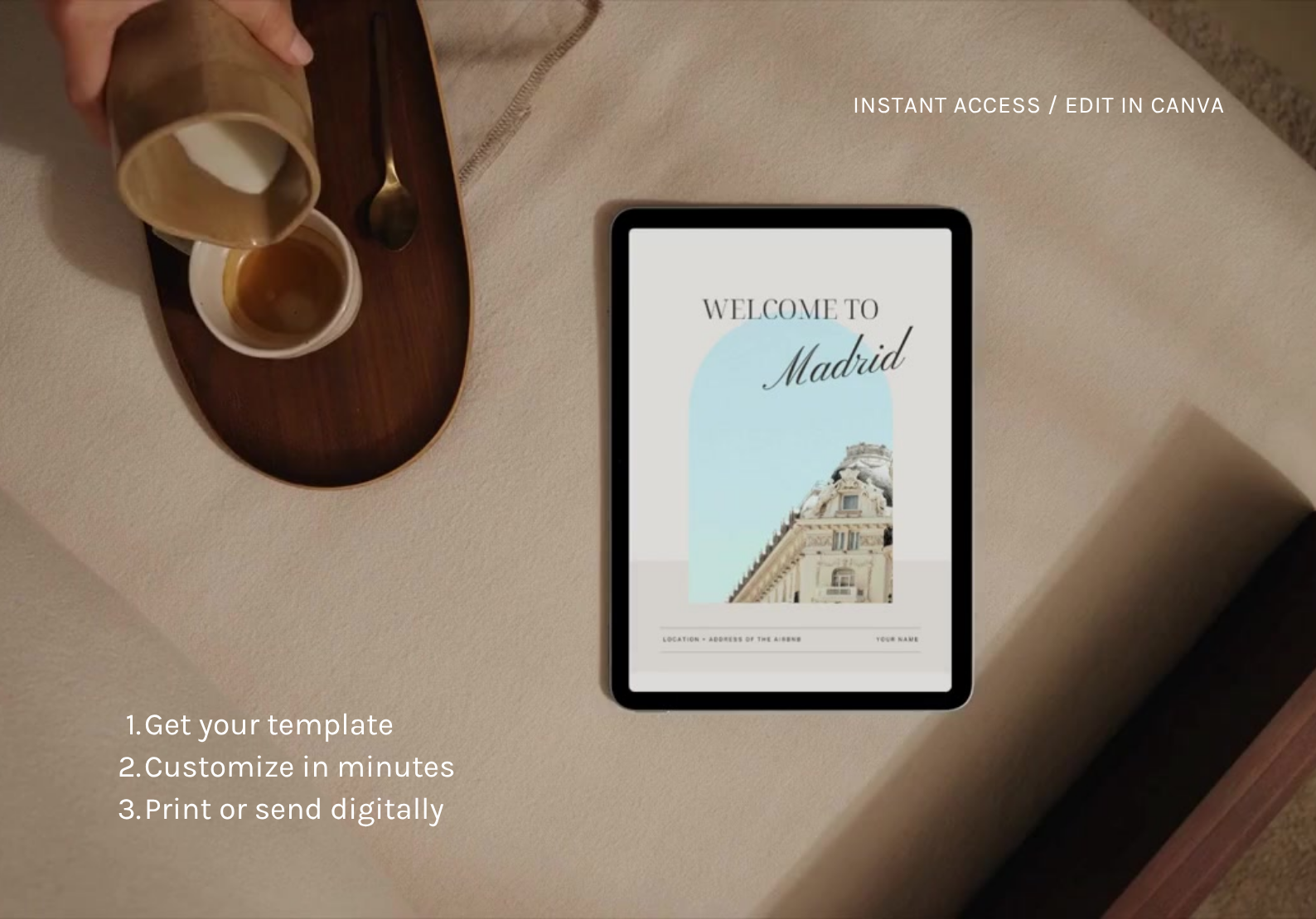 Welcome Book for short-term rentals (Canva template)
